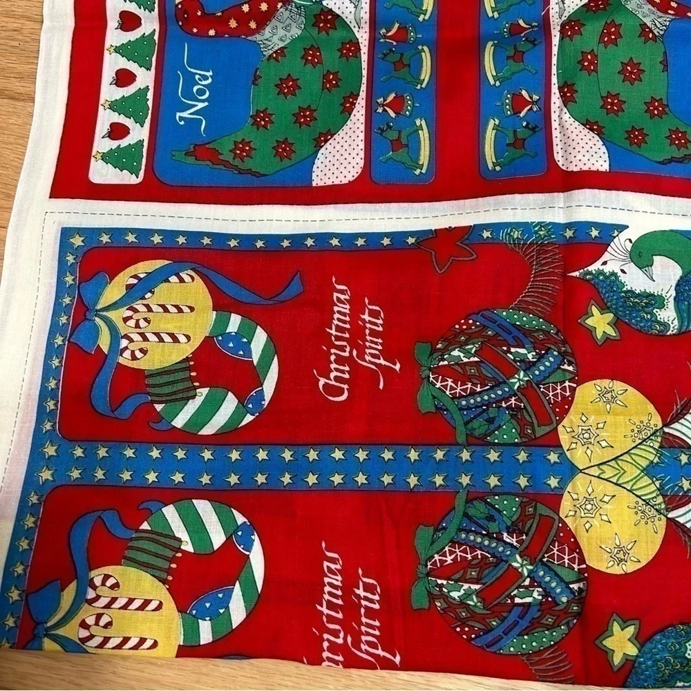 Vintage christmas fabric